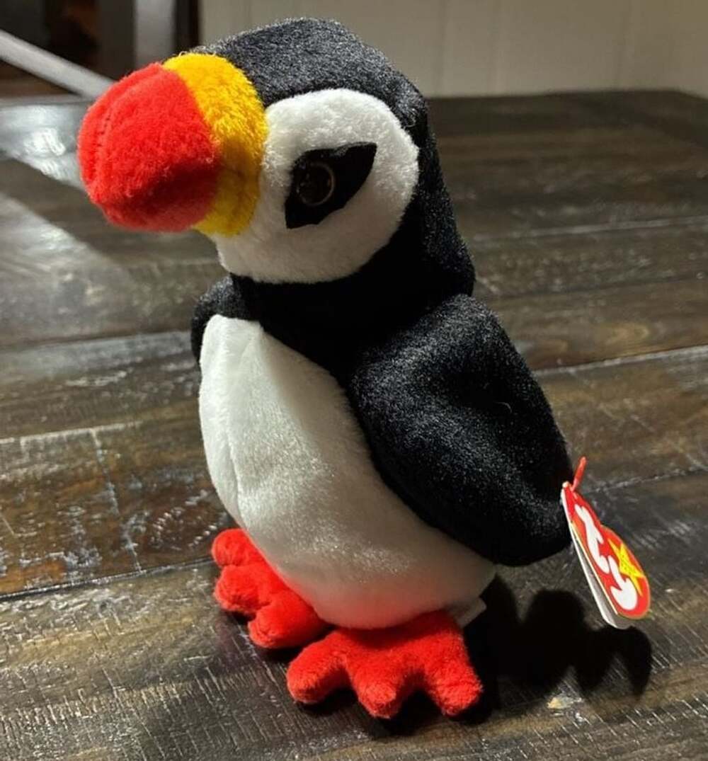 Ty Puffer The Puffin Bird Beanie Baby Plush Toy Mint With Tags